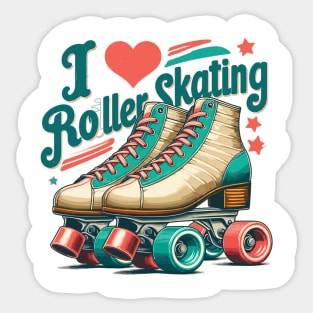 Roller Skating Sticker